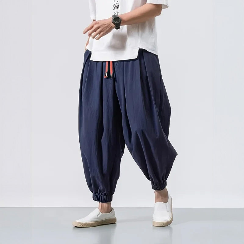 Oversized Katoen Linnen Broek – Ademend & Comfortabel | Casual Streetwear