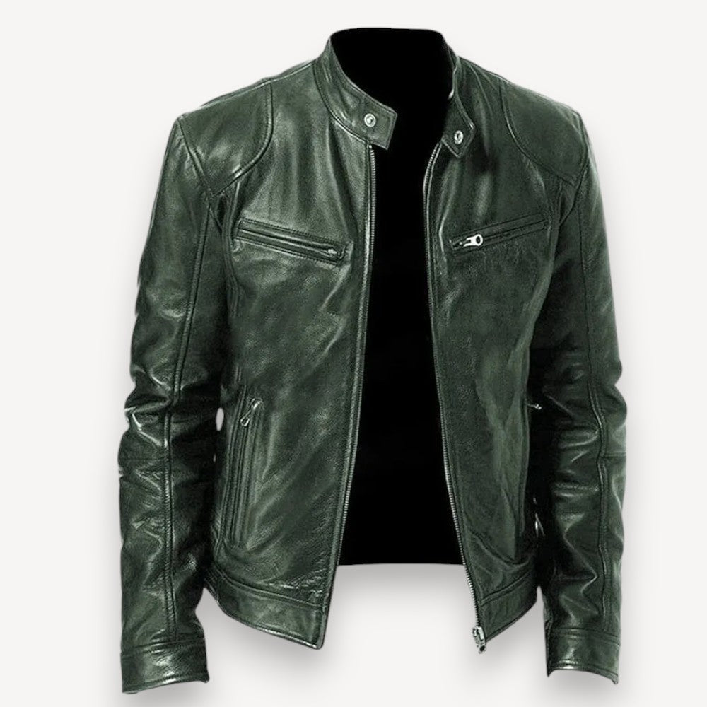 Casual Leren Jas – Stoer, Tijdloos & Comfortabel Design