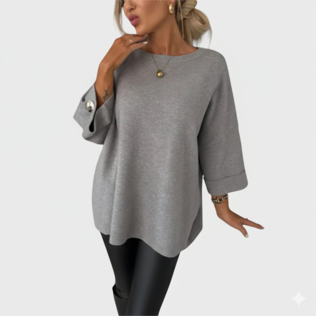 Elegante Trui Blouse voor Dames – Luxe Breistof & Veelzijdige Stijl