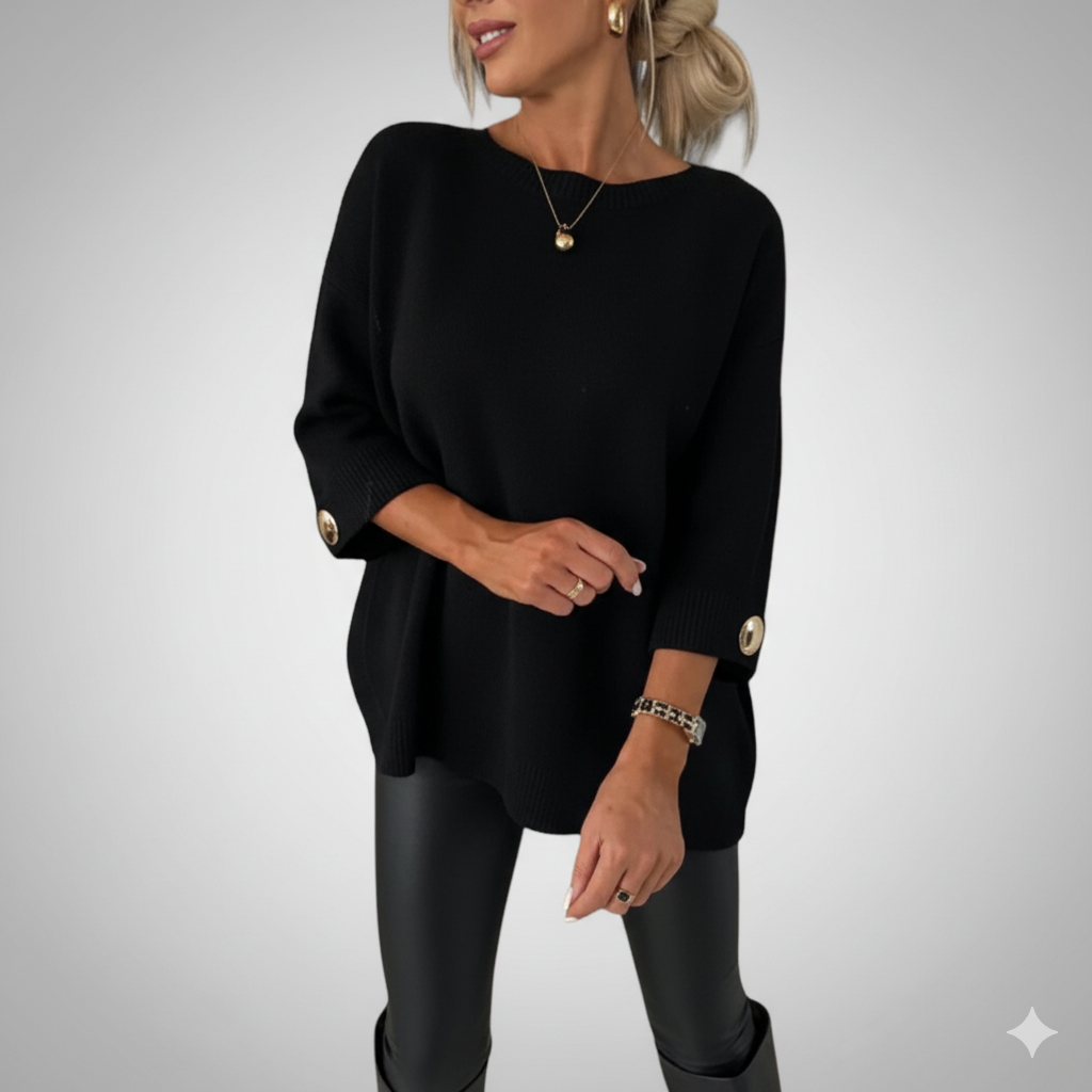 Elegante Trui Blouse voor Dames – Luxe Breistof & Veelzijdige Stijl