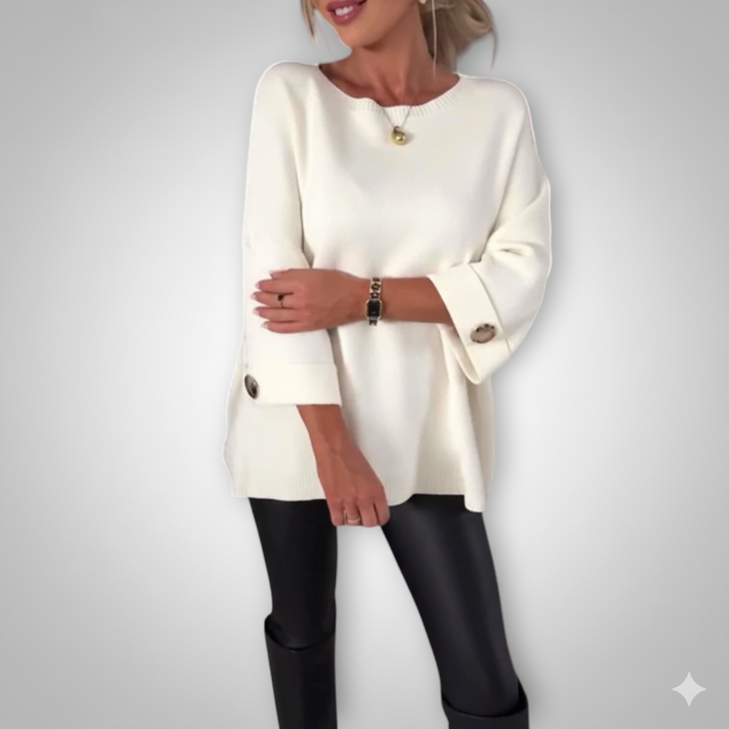 Elegante Trui Blouse voor Dames – Luxe Breistof & Veelzijdige Stijl