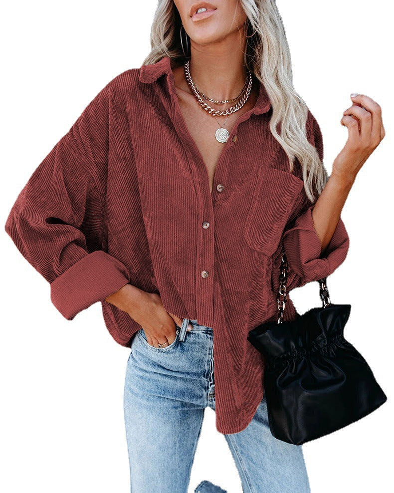Oversized Herfstblouse – Stijlvolle en Comfortabele Damesblouse voor het Najaar