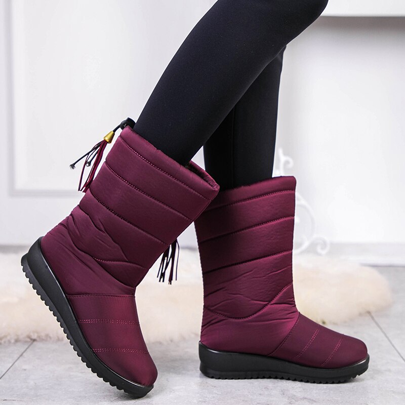 Superwarme Zachte Dames Winterlaarzen – Antislip, Lichtgewicht & Comfortabel