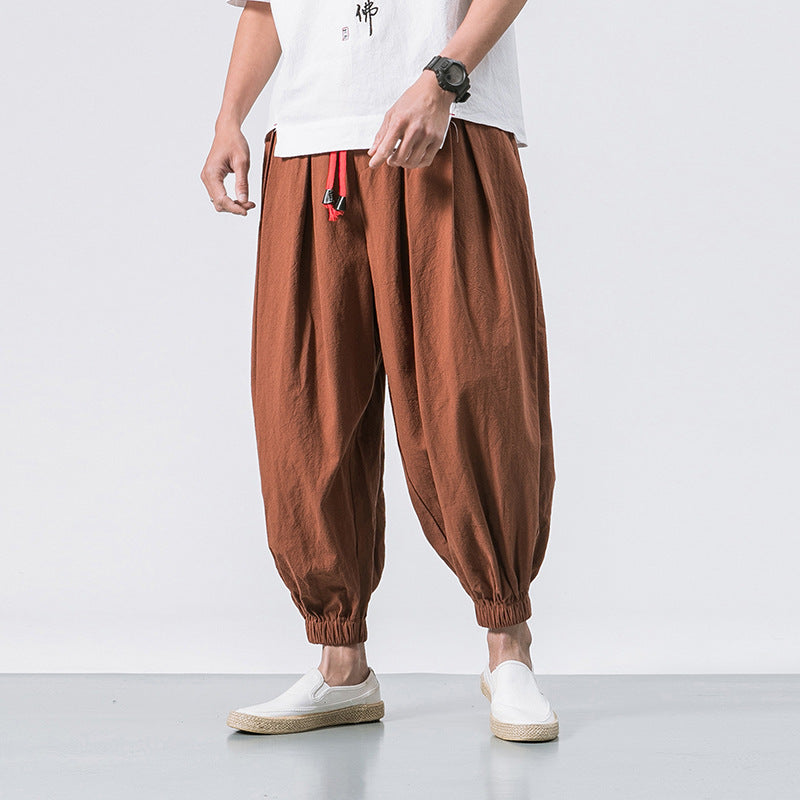 Oversized Katoen Linnen Broek – Ademend & Comfortabel | Casual Streetwear
