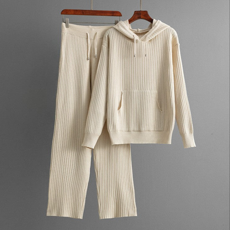 Eenvoudige Casual Set – Comfortabele Hoodie & Jogger voor Dagelijks Gebruik