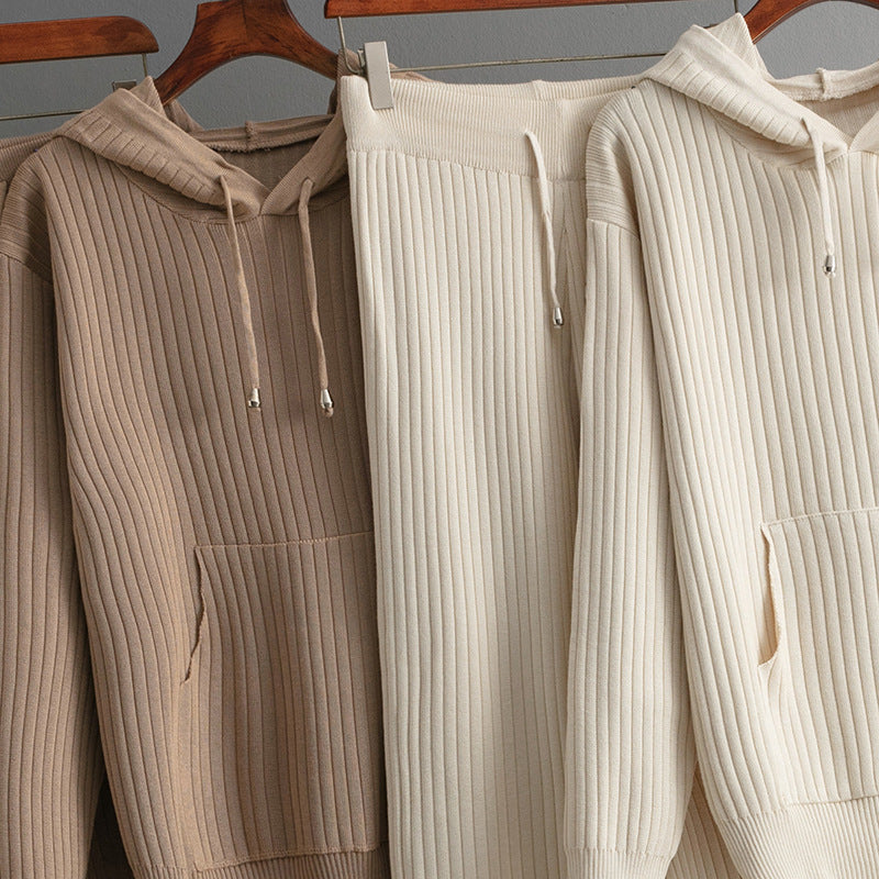 Eenvoudige Casual Set – Comfortabele Hoodie & Jogger voor Dagelijks Gebruik