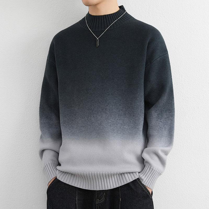 Ombré Gebreide Crewneck – Zachte & Stijlvolle Trui