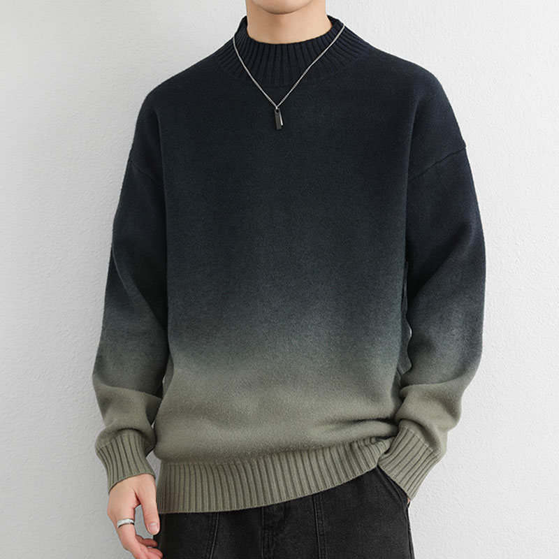 Ombré Gebreide Crewneck – Zachte & Stijlvolle Trui