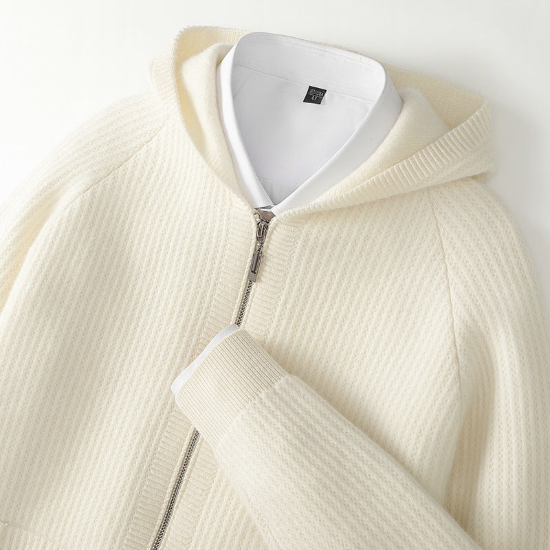 Cashmere Zip Hoodie – Luxe, Comfortabele en Zachte Hoodie van Kasjmier