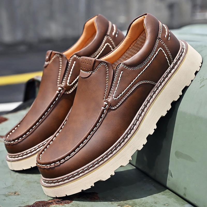 Heren Loafers van Rundleer – Orthopedisch Slip-On Schoenen met Comfortabele Binnenzool & Antislip Zool