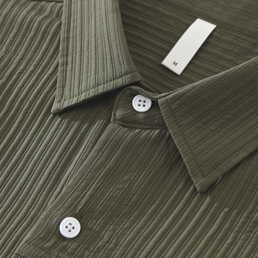 Textuur Overhemd – Stijlvol en Comfortabel Shirt met Moderne Uitstraling