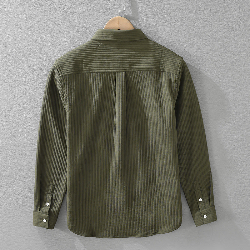 Textuur Overhemd – Stijlvol en Comfortabel Shirt met Moderne Uitstraling