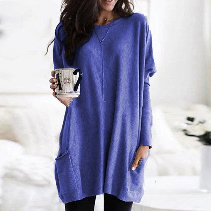 Relaxte Top met Zakken – Comfortabel, Praktisch en Stijlvol