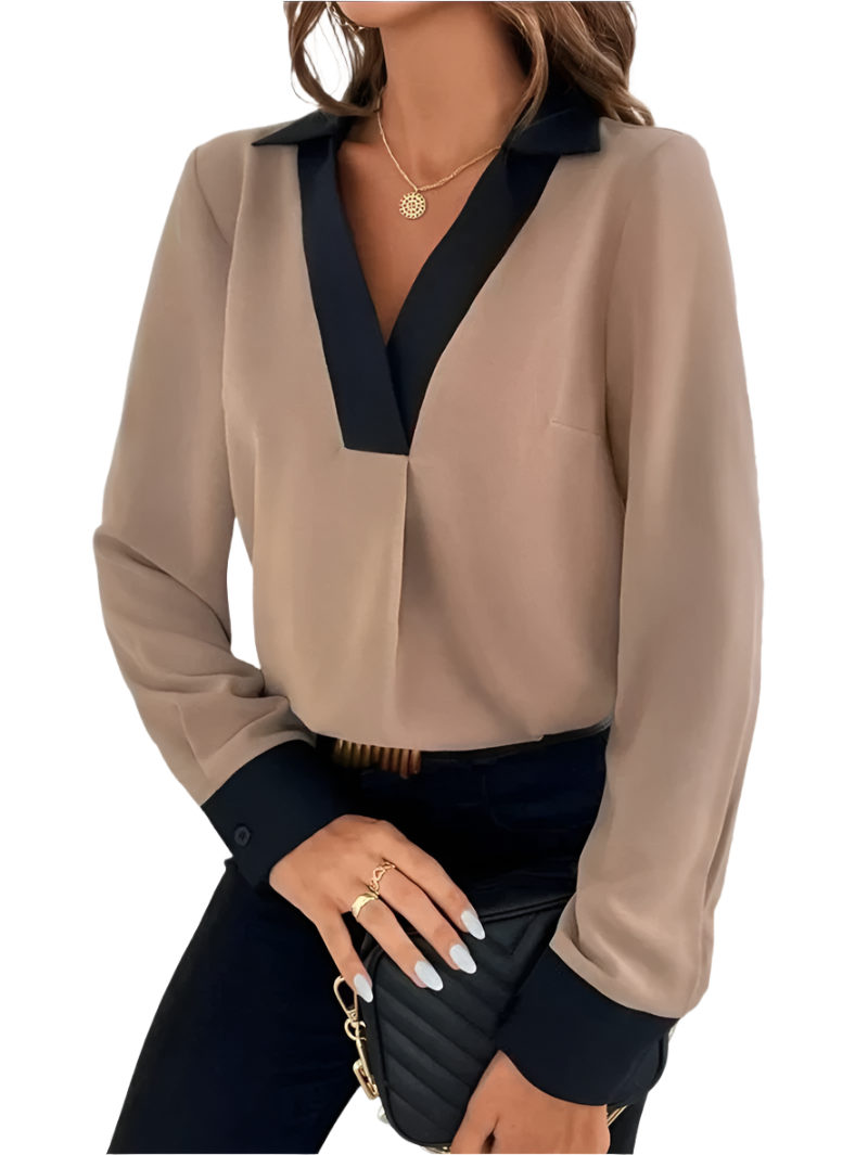 Elegante Dames Business Blouse – Ademend, Strijkvrij en Professioneel Comfort