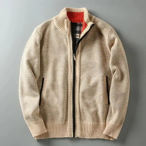 Gebreide Fleecejas – Warme en Comfortabele Jas voor Herfst en Winter