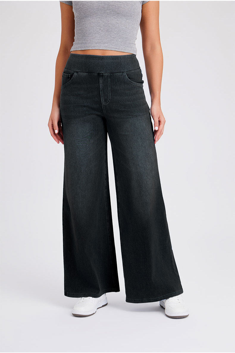 Bootcut Jeans met Hoge Taille – Rekbaar Comfort & Tijdloze Pasvorm