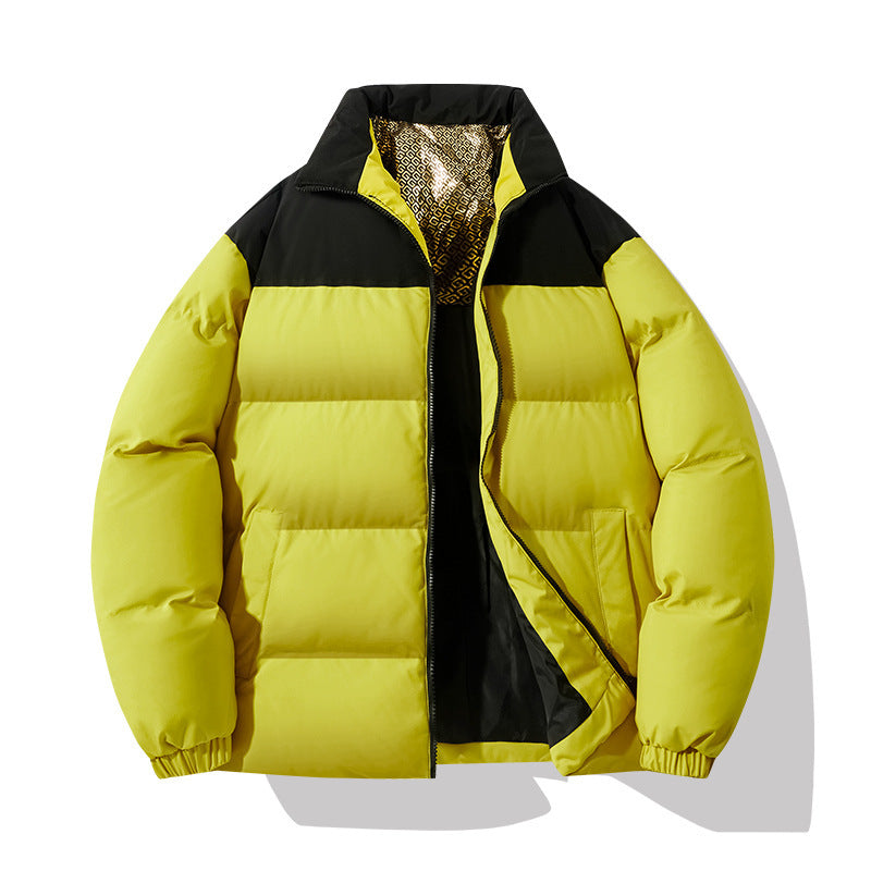 Gewatteerde Herenjas met Hoge Kraag – Warme & Stijlvolle Winterjas