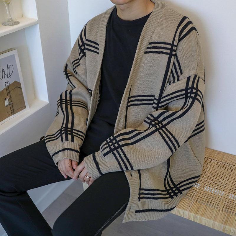 Cardigan Heren – Tijdloze V-hals Vest met Knopen in 3 Kleuren
