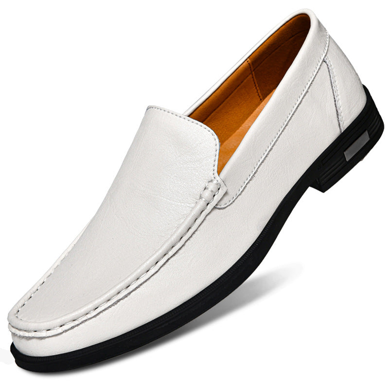 Zomerse loafers voor heren – echt leer met brede pasvorm en antislipzool