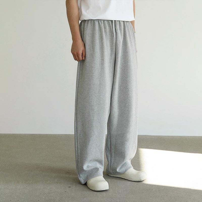 Wide Sweatpants Heren – Comfortabele Wijde Joggingbroek van Katoen in 2 Kleuren