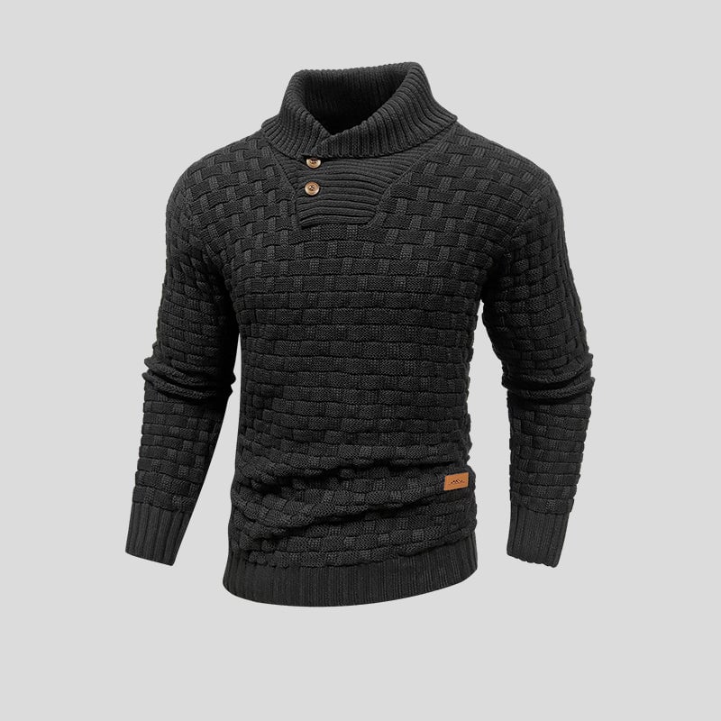 Stijlvolle Thermische Gebreide Trui voor Heren – Warm, Comfortabel en Perfect voor de Herfst