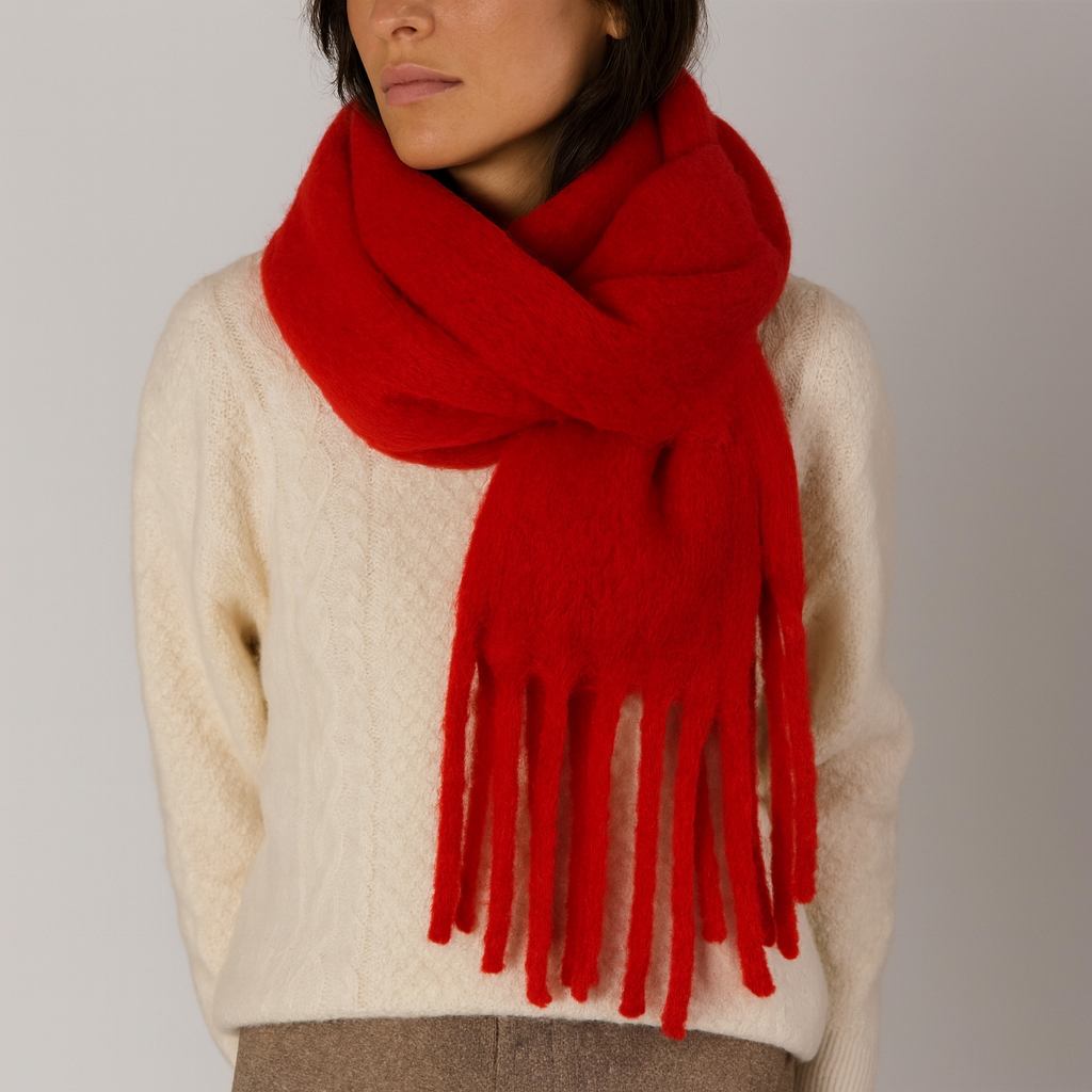 Oversized Zachte Wintersjaal Dames - Royale Afmetingen 240x38 cm, Comfortabele Stof voor Koude Dagen 3