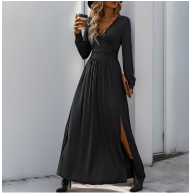 Elegante Dames Maxi Jurk – Lange Formele Jurk voor Bruiloften en Feesten
