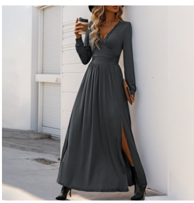 Elegante Dames Maxi Jurk – Lange Formele Jurk voor Bruiloften en Feesten