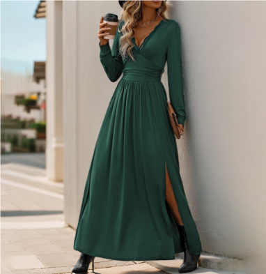 Elegante Dames Maxi Jurk – Lange Formele Jurk voor Bruiloften en Feesten