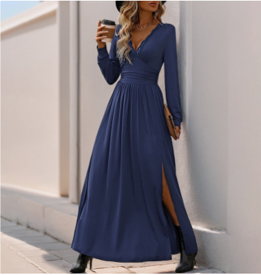 Elegante Dames Maxi Jurk – Lange Formele Jurk voor Bruiloften en Feesten