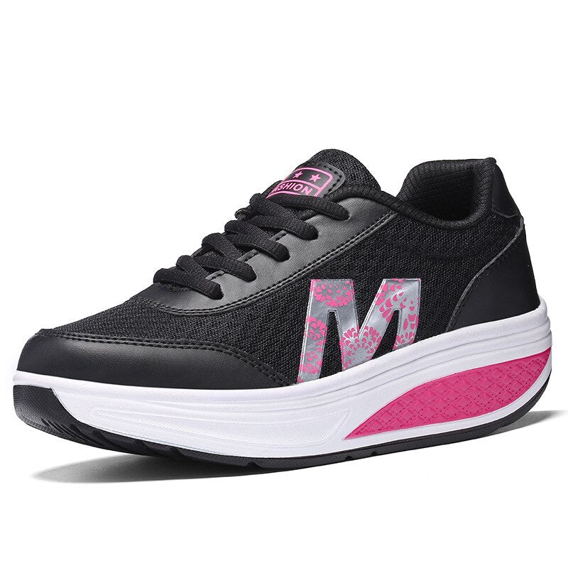 Dames Orthopedische Sneakers – Comfortabele Veterschoenen met Bogensteun en Verende Zool voor Wandelen