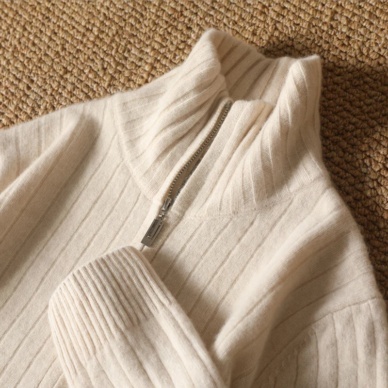 Luxe Heren Cashmere Trui – Zachte Kasjmier & Merino Wol Sweater
