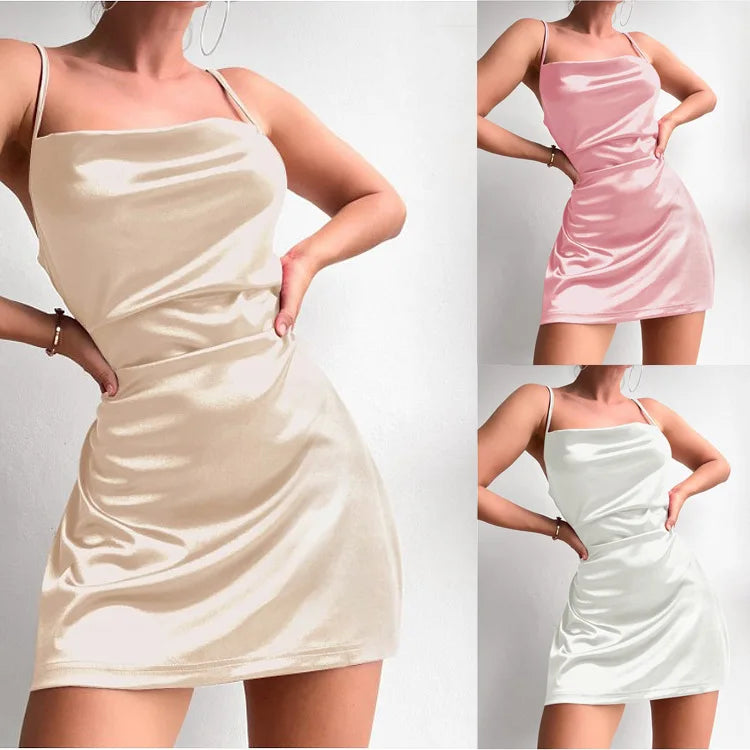 Party Jurk Dames - Y2K Mini A-Lijn Avondjurk Streetwear