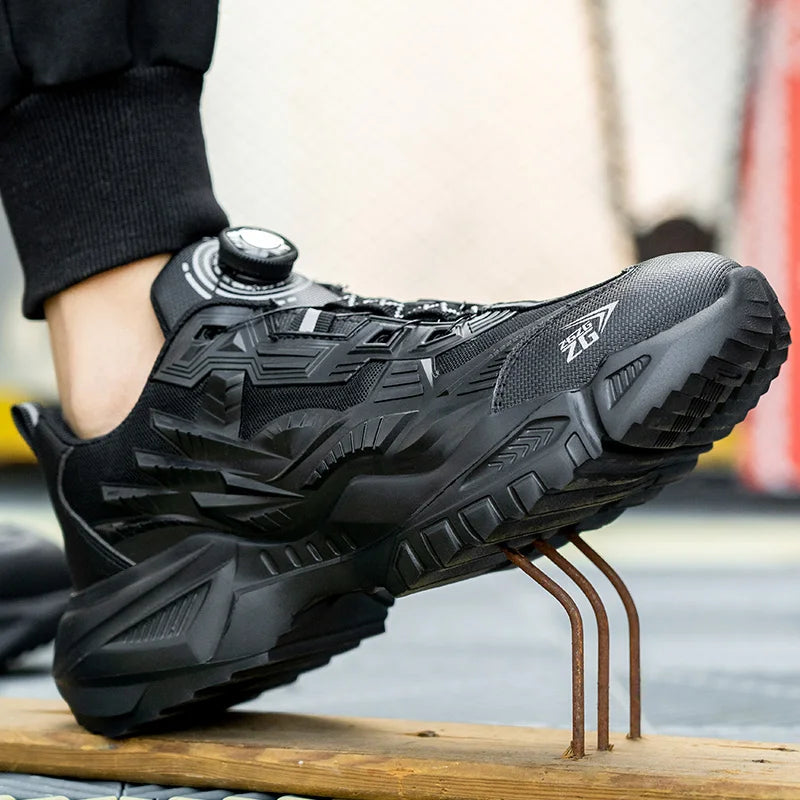 Ademend Werkschoenen voor Heren – Kevlar Zool, Stalen Neus, Comfort voor de Hele Dag
