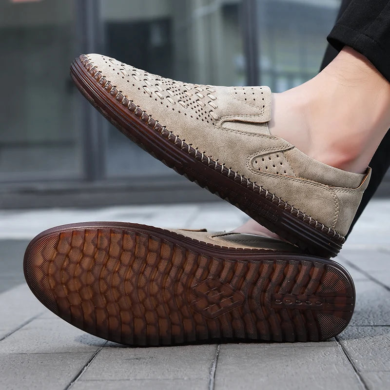 Genuine Leather Loafer – Klassieke en Comfortabele Herenschoen van Echt Leer