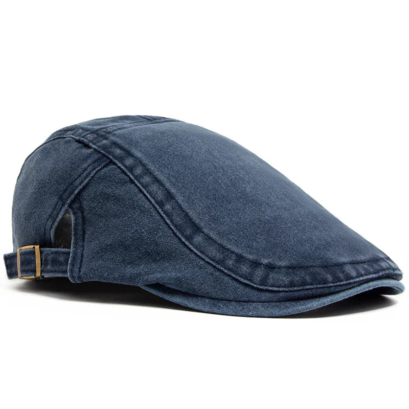 Vintage Heren Pet – Retro Stijl Pet met Verstelbare Pasvorm en Ademend Comfort