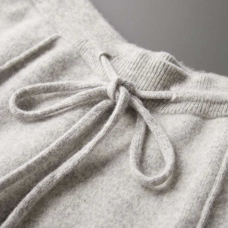 Luxe Kasjmier Broek voor Heren – Comfortabele Lounge Pants met Verfijnde Pasvorm