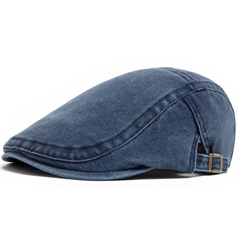 Vintage Heren Pet – Retro Stijl Pet met Verstelbare Pasvorm en Ademend Comfort