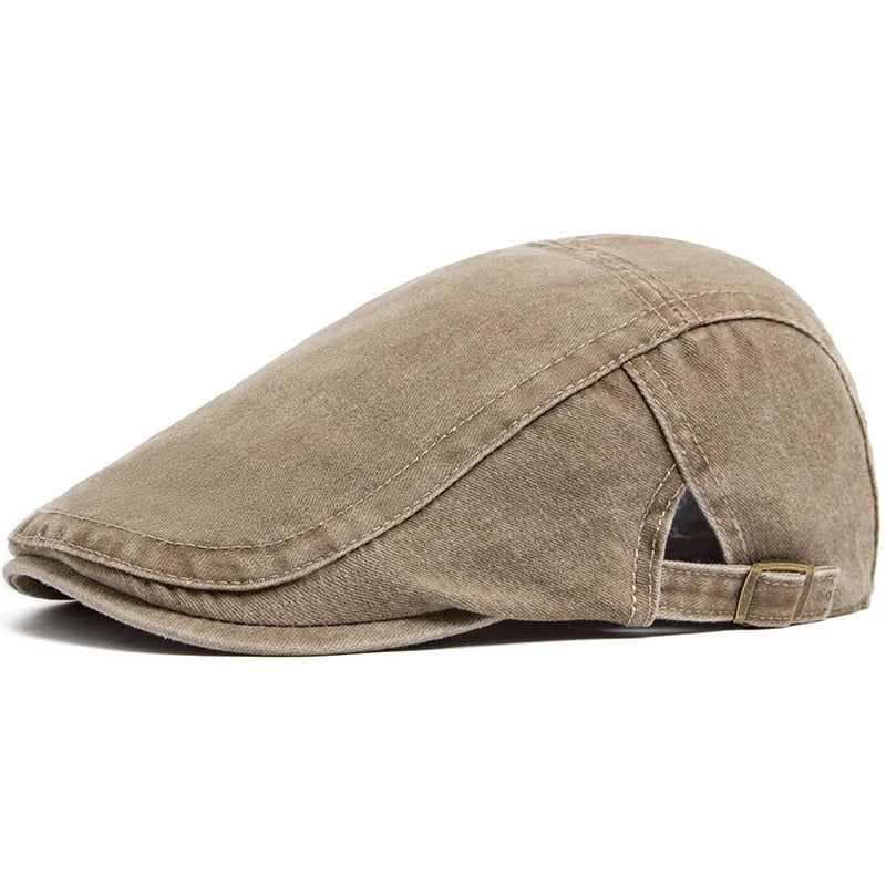 Vintage Heren Pet – Retro Stijl Pet met Verstelbare Pasvorm en Ademend Comfort