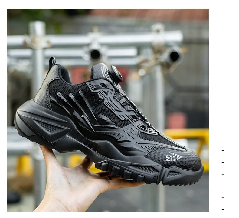 Ademend Werkschoenen voor Heren – Kevlar Zool, Stalen Neus, Comfort voor de Hele Dag