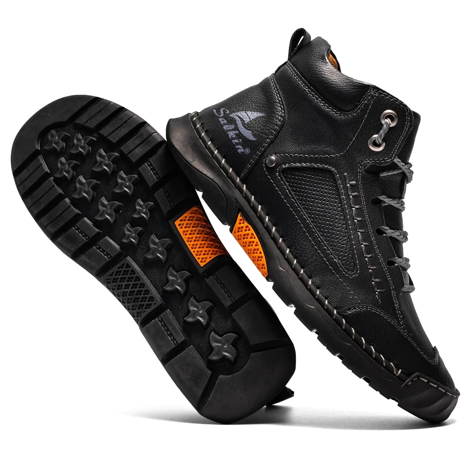 Hoge Top Schoenen – Premium Leer, Waterdicht en Ademend voor Ultiem Comfort
