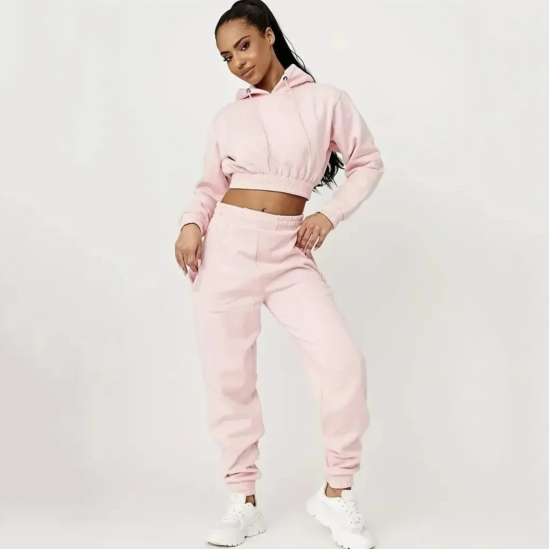 Dames Trainingspak – Pullover Trui & Sweatpants in Comfortabele Stijl