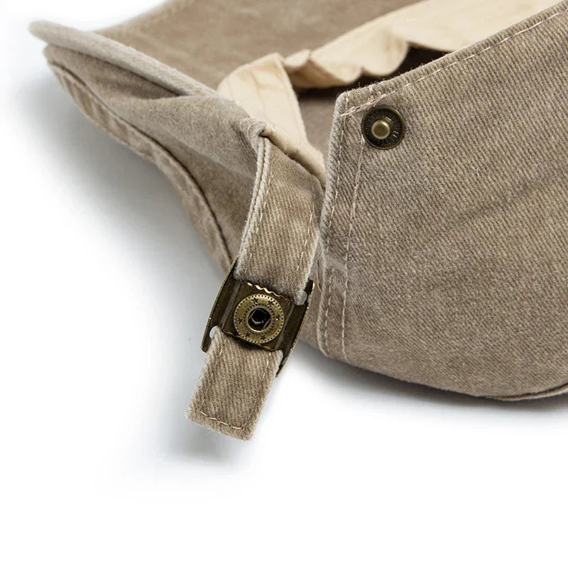 Vintage Heren Pet – Retro Stijl Pet met Verstelbare Pasvorm en Ademend Comfort