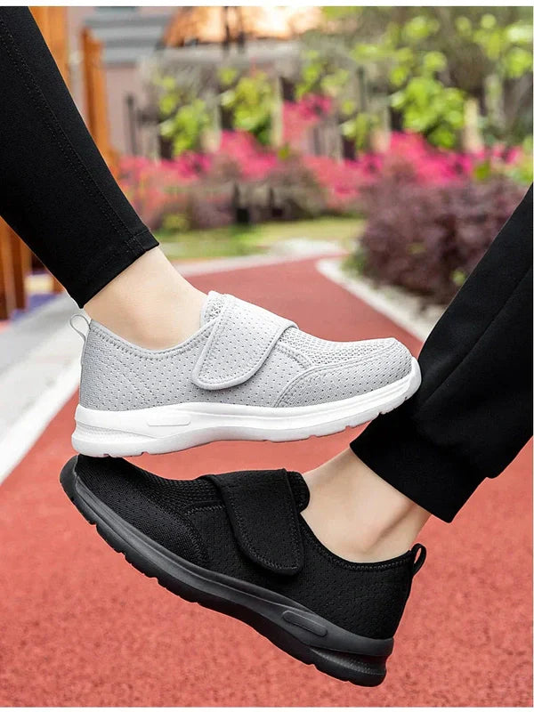 Orthopedische Extra-Brede Wandelschoenen – Comfort voor Gezwollen Voeten en Gevoelige Zolen