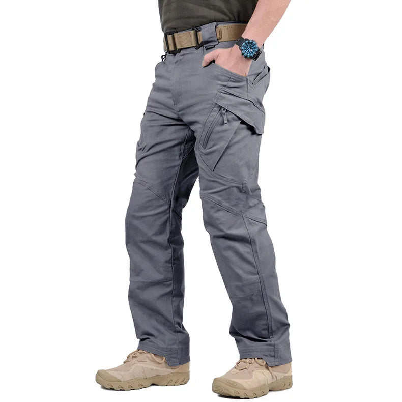 Tactische Heren Cargo Broek – Outdoor Broek met Meerdere Zakken voor Wandelen, Hardlopen en Avontuur