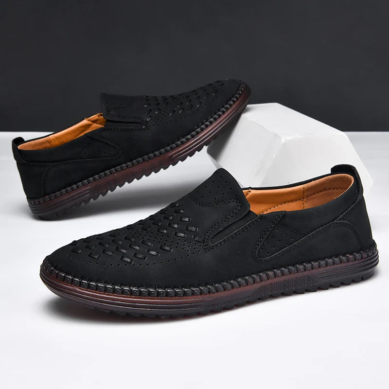 Genuine Leather Loafer – Klassieke en Comfortabele Herenschoen van Echt Leer