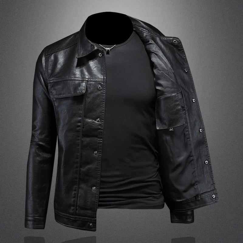 Rider Leren Jack – Stoer Motorjack van Premium Leer met Luxe Afwerking