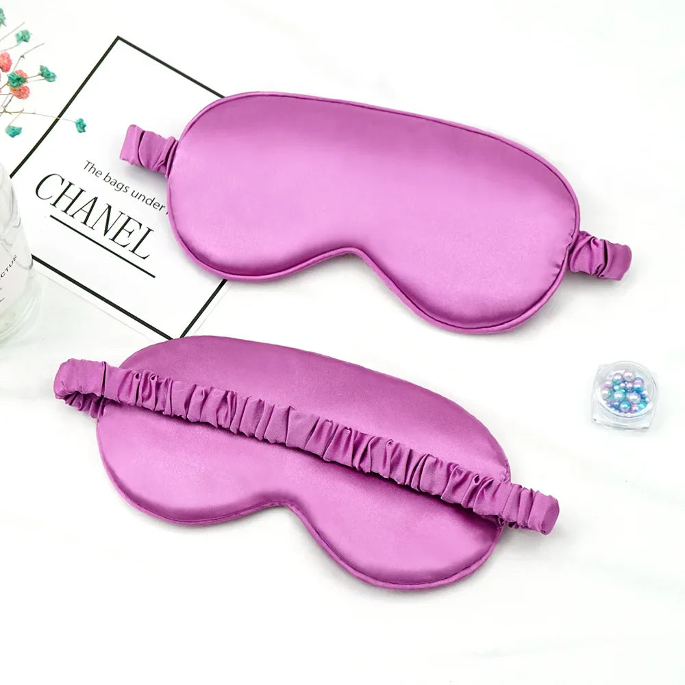 Zijdezacht Slaapmasker – Oogmasker voor Reizen, Relaxen & Gezond Slapen