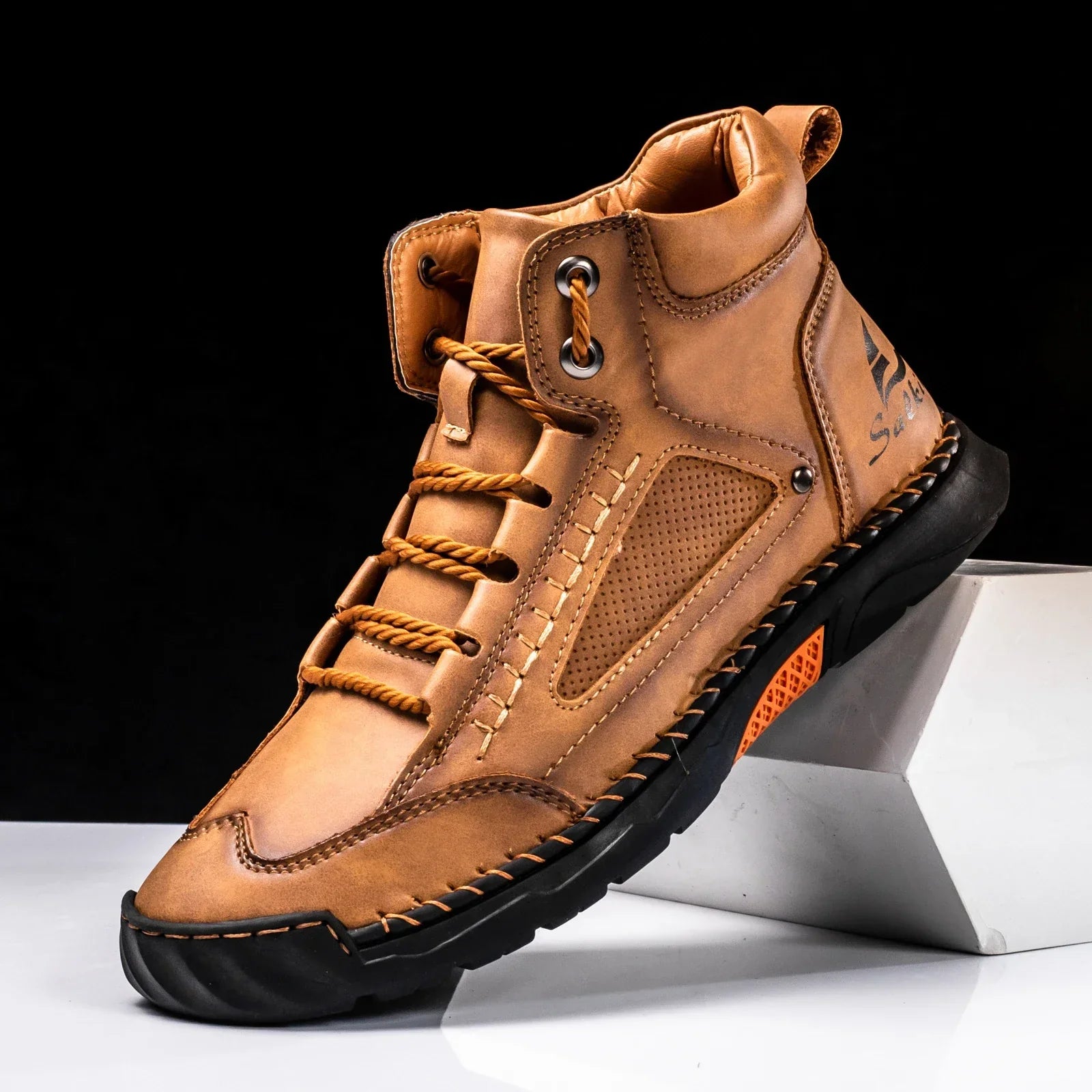 Hoge Top Schoenen – Premium Leer, Waterdicht en Ademend voor Ultiem Comfort