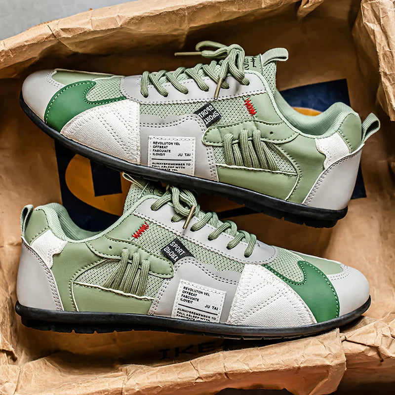 Patchwork Straatsneakers – Trendy & Comfortabele Sneakers met Uniek Design